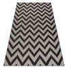 DYWAN SZNURKOWY SIZAL FLOORLUX 20340 silver / black ZYGZAK szary