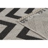 DYWAN SZNURKOWY SIZAL FLOORLUX 20340 silver / black ZYGZAK szary