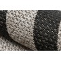 DYWAN SZNURKOWY SIZAL FLOORLUX 20340 silver / black ZYGZAK szary
